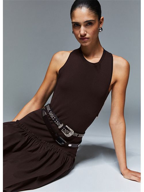 Dress woman brown LIU JO | WA6466MS55N/91109